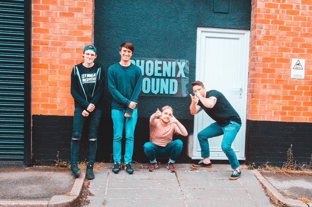 Outside the studio with Hamish