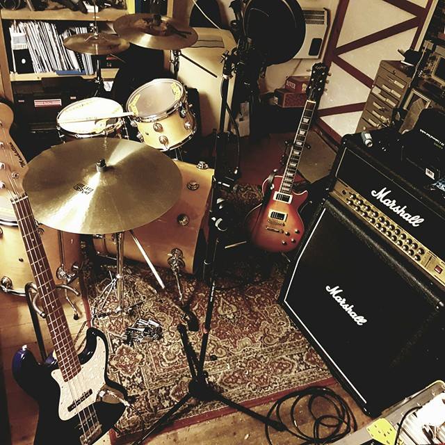 Behind the scenes recording the demos